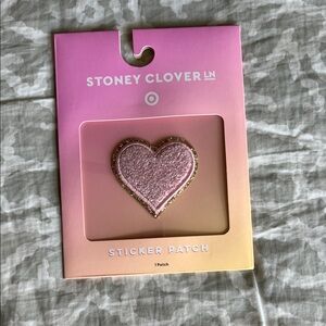 Stoney Clover Lane Pink Heart Sticker Patch
